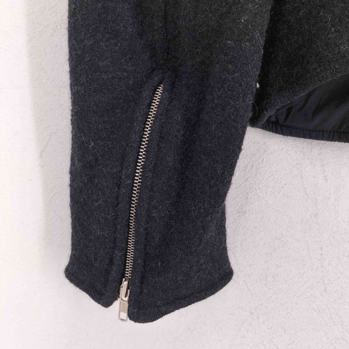 アニエスベーオム Agnes b.homme MADE IN FRANCE ウールダブルライダースジャケット メンズ JPN:1