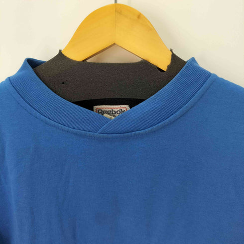 リーボック Reebok ロゴプリントバイカラースウェットプルオーバー ワイドシルエット メンズ JPN:XL
