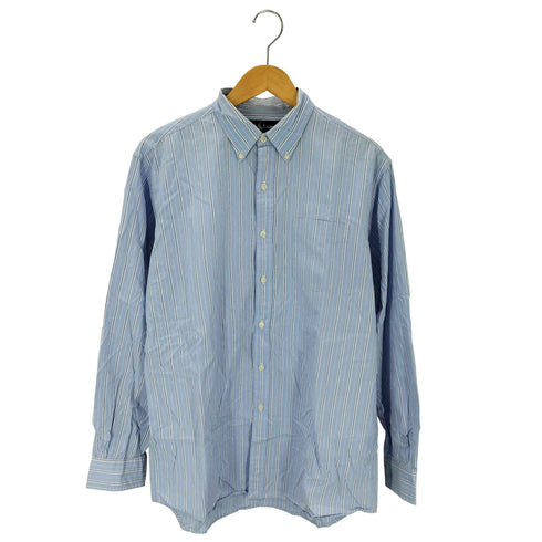 ラルフローレン RALPH LAUREN 90s ボタンダウンストライプシャツ メンズ import:M