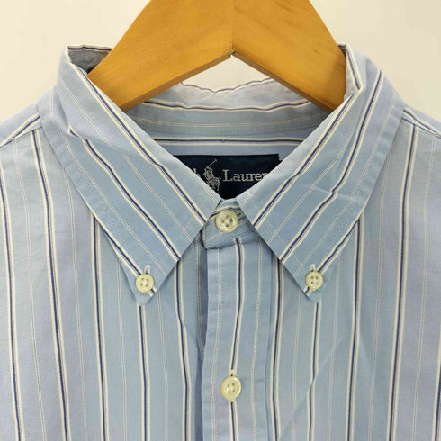 ラルフローレン RALPH LAUREN 90s ボタンダウンストライプシャツ メンズ import:M