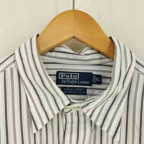 ポロバイラルフローレン Polo by RALPH LAUREN LOWELL SPORT ストライプシャツ メンズ import:XL