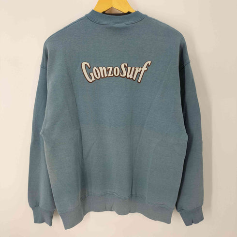 GONZO Surf 90s OLD オールド ロゴ刺繍スウェットプルオーバー メンズ JPN:L