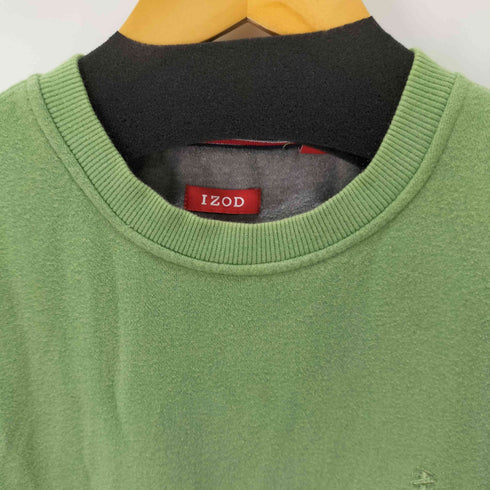 IZOD ワンポイントロゴ刺繍 スウェットプルオーバー メンズ JPN:M
