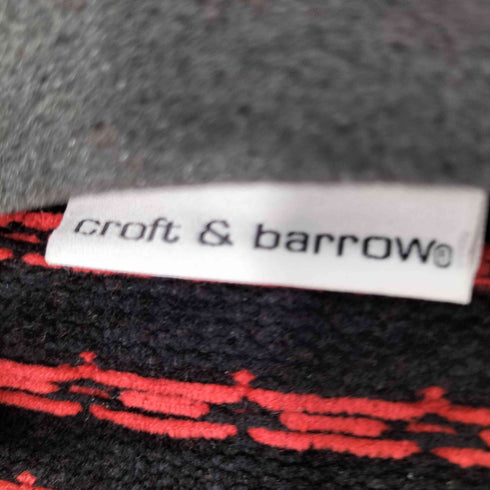 クラフトアンドバロー Croft&Barrow ノルディック柄フロントフックカーディガン レディース import:L