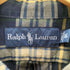 ラルフローレン RALPH LAUREN チェック柄 エルボーパッチ ボタンダウンシャツ メンズ import:XL