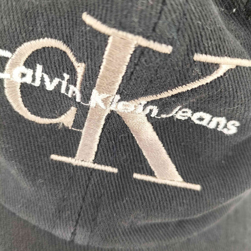 シーケーカルバンクライン ck Calvin Klein USA製 ロゴ刺繍 キャップ メンズ