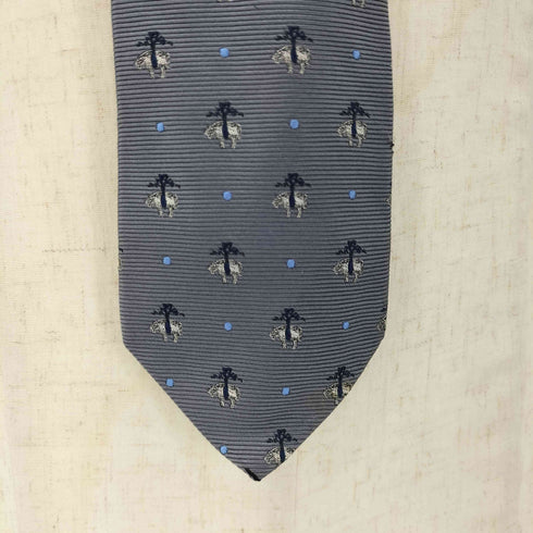 ブルックスブラザーズ 346 BROOKS BROTHERS MADE IN USA 総ロゴシルクネクタイ メンズ