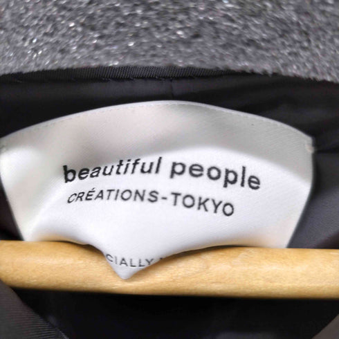 ビューティフルピープル beautiful people nylon twill soutien collar coat ナイロンツイル ステンカラーコート メンズ US:40