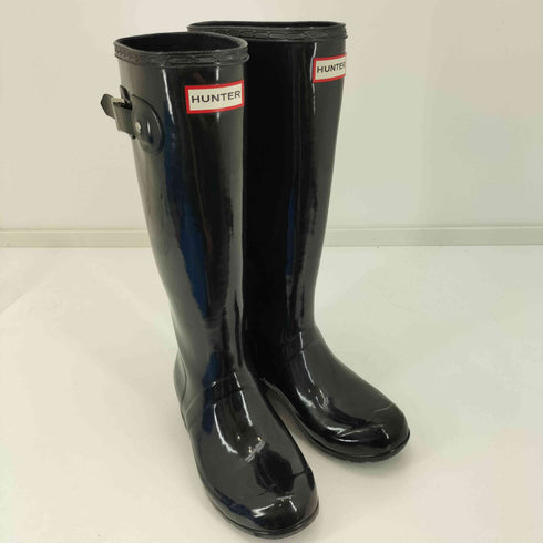 ハンター HUNTER ORIGINAL TOUR GLOSS BOOTS ウェリントンブーツ レインブーツ エナメル レディース UK:4