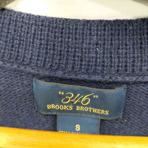 ブルックスブラザーズ 346 BROOKS BROTHERS 猫目ボタン ウールナイロンカーディガン メンズ import:S
