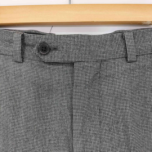 ブルックスブラザーズ BROOKS BROTHERS 千鳥格子ウールノータックスラックス メンズ 30