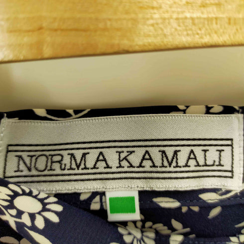 NORMA KAMALI フラワープリント ティアードスカート レディース 53
