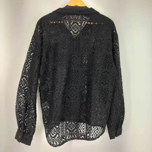 u:ume ユーム Embroidery Sheer Shirt レースデザインシャツ メンズ 2XL