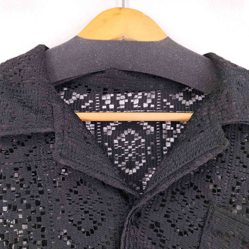 u:ume ユーム Embroidery Sheer Shirt レースデザインシャツ メンズ 2XL
