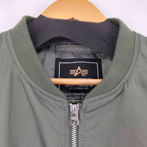 アルファインダストリーズ ALPHA INDUSTRIES MA-1 フライトジャケット メンズ JPN:L