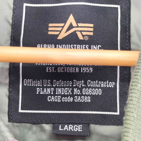 アルファインダストリーズ ALPHA INDUSTRIES MA-1 フライトジャケット メンズ JPN:L