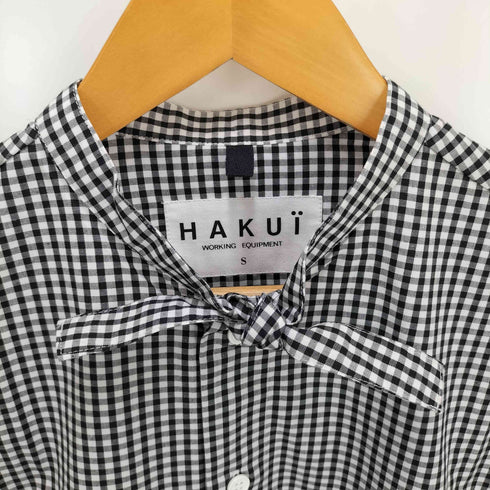 hakui バンドカラーシャツ レディース S