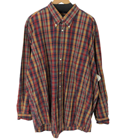 ノーティカ NAUTICA 80-90S 小文字タグ ロゴ刺繍ワンポケットボタンダウンシャツ メンズ JPN:XXL