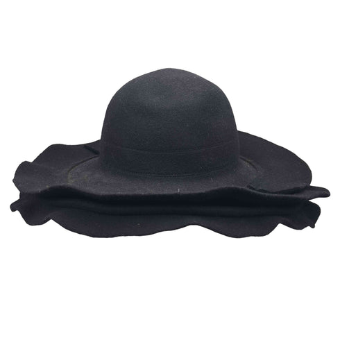 コムデギャルソンコムデギャルソン COMME des GARCONS COMME des GARCONS FAKE LAYERED WOOL HAT ドイツ製 フェイクレイヤード ウール ハット レディース