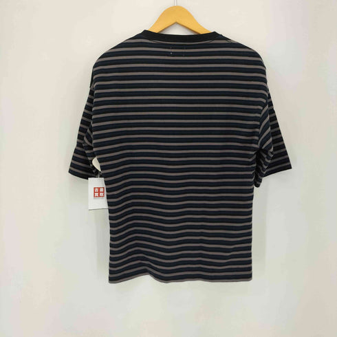 スティーブンアラン Steven Alan MVS BORDER CREW NECK TEE メンズ JPN:L