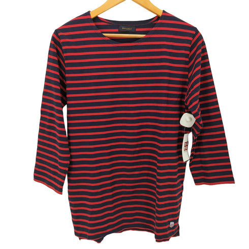 アダムエロペ Adam et Rope ボーダーL/S TEE レディース 42