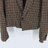 ノーアイディー NO ID. 23AW ピーク ドラペル 1B ショート JKT クロップド テーラード ジャケット メンズ JPN:2