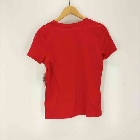 トミーヒルフィガー TOMMY HILFIGER ロゴクルーネックTシャツ レディース import:XS