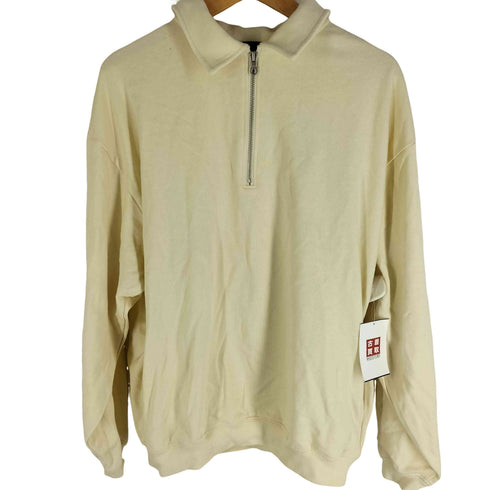 アイテムズ アーバンリサーチ ITEMS URBAN RESEARCH 23AW ハーフジップ スウェットプルオーバー メンズ JPN:M
