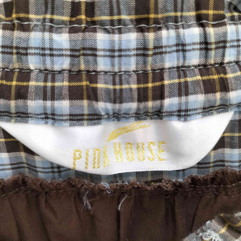 ピンクハウス PINK HOUSE Rambler Berry Lace使いオリジナルチェックスカート レディース