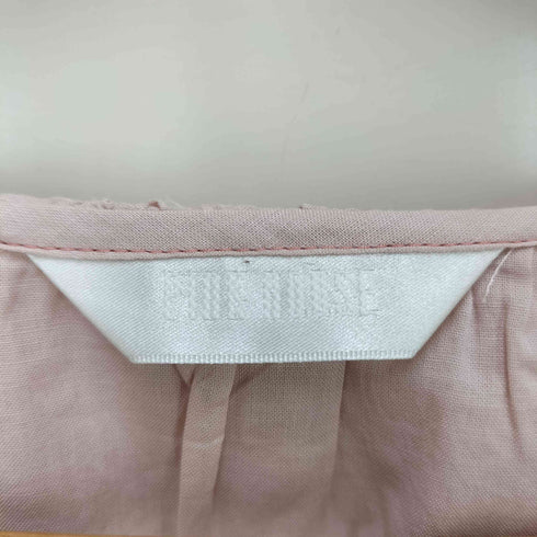 ピンクハウス PINK HOUSE 白アップルブロッサム刺繍ローンチュニックブラウス レディース