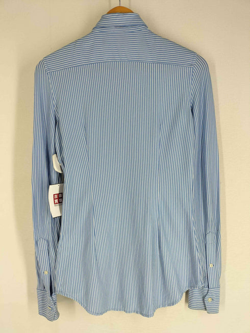ポロラルフローレン POLO RALPH LAUREN KNIT DRESS SHIRT ポニー刺繍 ストライプ柄 ドレスシャツ メンズ import:S