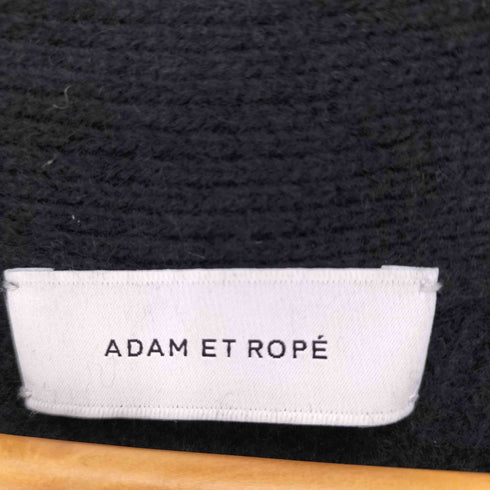 アダムエロペ Adam et Rope 22AW ファーニットカーディガン クロップド レディース FREE