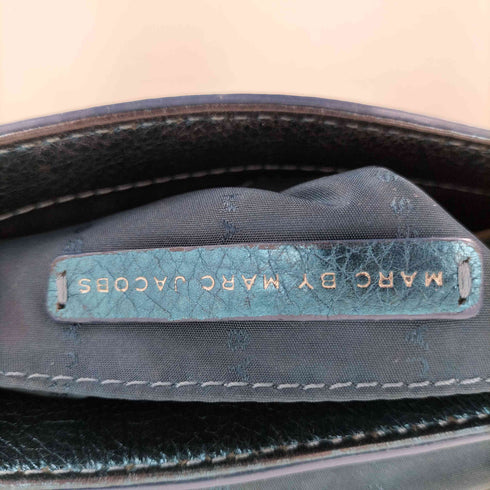 マークバイマークジェイコブス Marc by Marc Jacobs メタリックレザーショルダーバッグ レディース