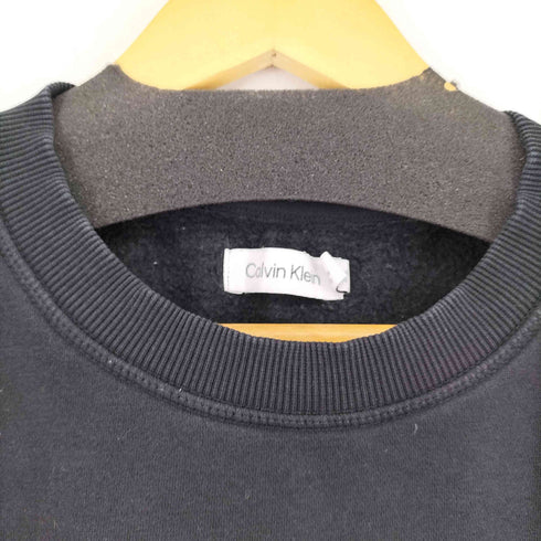 カルバンクライン CALVIN KLEIN 刺繍クルーネックスウェット メンズ JPN:L