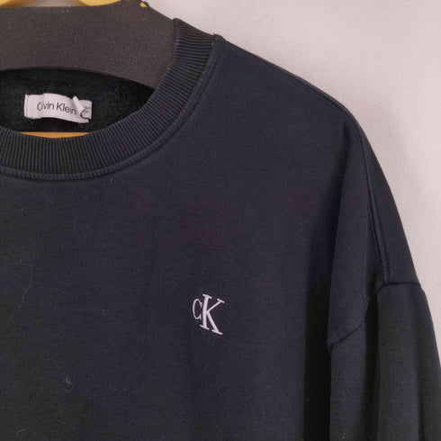 カルバンクライン CALVIN KLEIN 刺繍クルーネックスウェット メンズ JPN:L