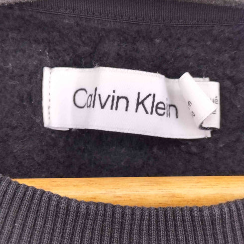 カルバンクライン CALVIN KLEIN 刺繍クルーネックスウェット メンズ JPN:L