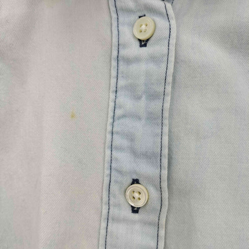 マディソンブルー MADISONBLUE 18AW マダムデニムシャツ ライトブルー ウォッシュ加工 レディース