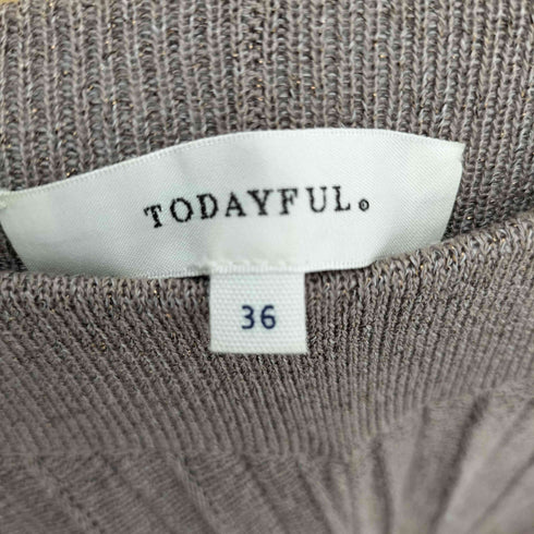トゥデイフル TODAYFUL Pleats Glitter PT プリーツグリッターパンツ レディース JPN:36