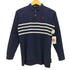ポロバイラルフローレン Polo by RALPH LAUREN 80-90S ポニー刺繍 ボーダー 長袖 ポロシャツ メンズ import:L
