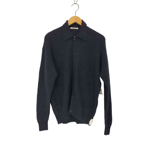 オーラリー AURALEE BABY SURI ALPACA SHEER KNIT SHIRT CARDIGA メンズ JPN:4