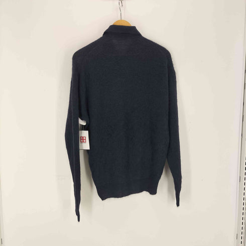 オーラリー AURALEE BABY SURI ALPACA SHEER KNIT SHIRT CARDIGA メンズ JPN:4