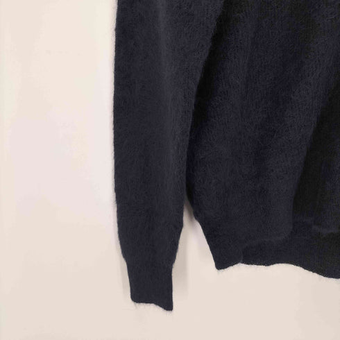 オーラリー AURALEE BABY SURI ALPACA SHEER KNIT SHIRT CARDIGA メンズ JPN:4