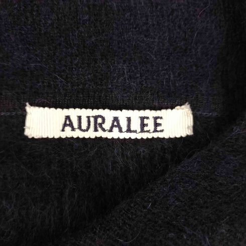 オーラリー AURALEE BABY SURI ALPACA SHEER KNIT SHIRT CARDIGA メンズ JPN:4