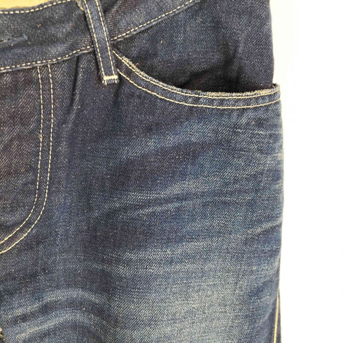 ミナペルホネン mina perhonen コットンリネンデニムパンツ レディース 40