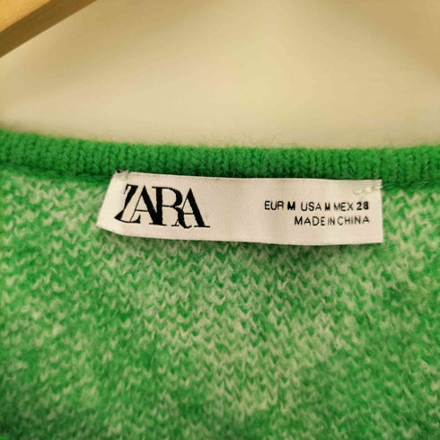 ザラ ZARA クロップド丈カーディガン レディース M