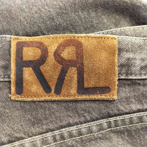 ダブルアールエルラルフローレン RRL RALPH LAUREN ボタンフライテーパードデニムパンツ R004 メンズ 34/30