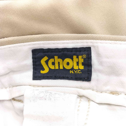 ショット Schott ストレートチノパンツ コンバットトラウザー メンズ
