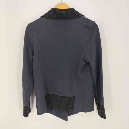 ヴィヴィアンウエストウッドレッドレーベル Vivienne Westwood RED LABEL オーブボタン スウェット地 アシンメトリー ダブルライダースジャケット レディース JPN:2