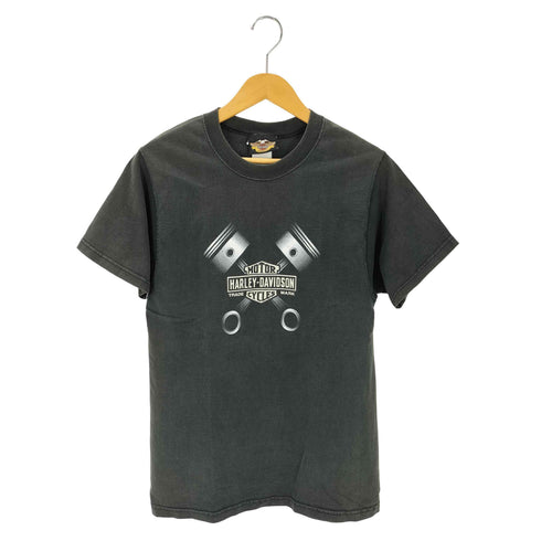 ハーレーダビッドソン HARLEY-DAVIDSON 00S グラフィックプリントクルーネックTシャツ メンズ JPN:S