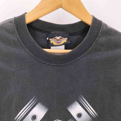 ハーレーダビッドソン HARLEY-DAVIDSON 00S グラフィックプリントクルーネックTシャツ メンズ JPN:S